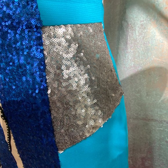 ๐Champagne & Strawberry - Anthro Anthropologie Sequin Mini Semi Formal Dress - Picture 6 of 15